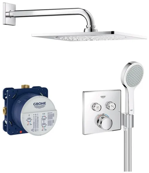 Grohe Grohtherm SmartControl Duschset mit Duschkopf, Chrom