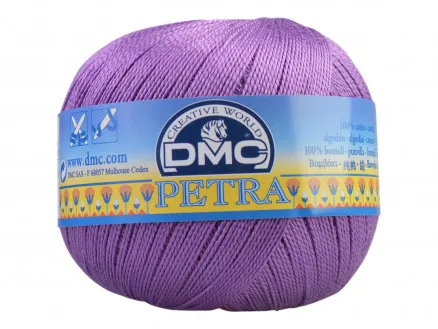 DMC Petra Nr. 5 Häkelgarn Unicolor 53837 Lila