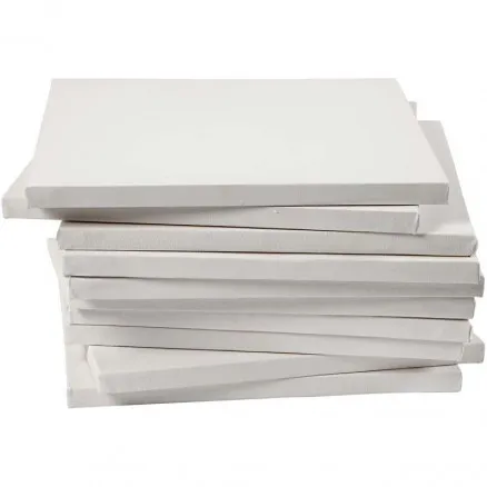 Leinwand, weiß, Tiefe 1,6 cm, Größe 30x30 cm, 280 g, 40 Stk./1 Pkg.