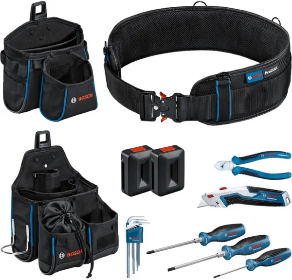 Bosch Werkzeuggürtel und Handwerkzeug-Set